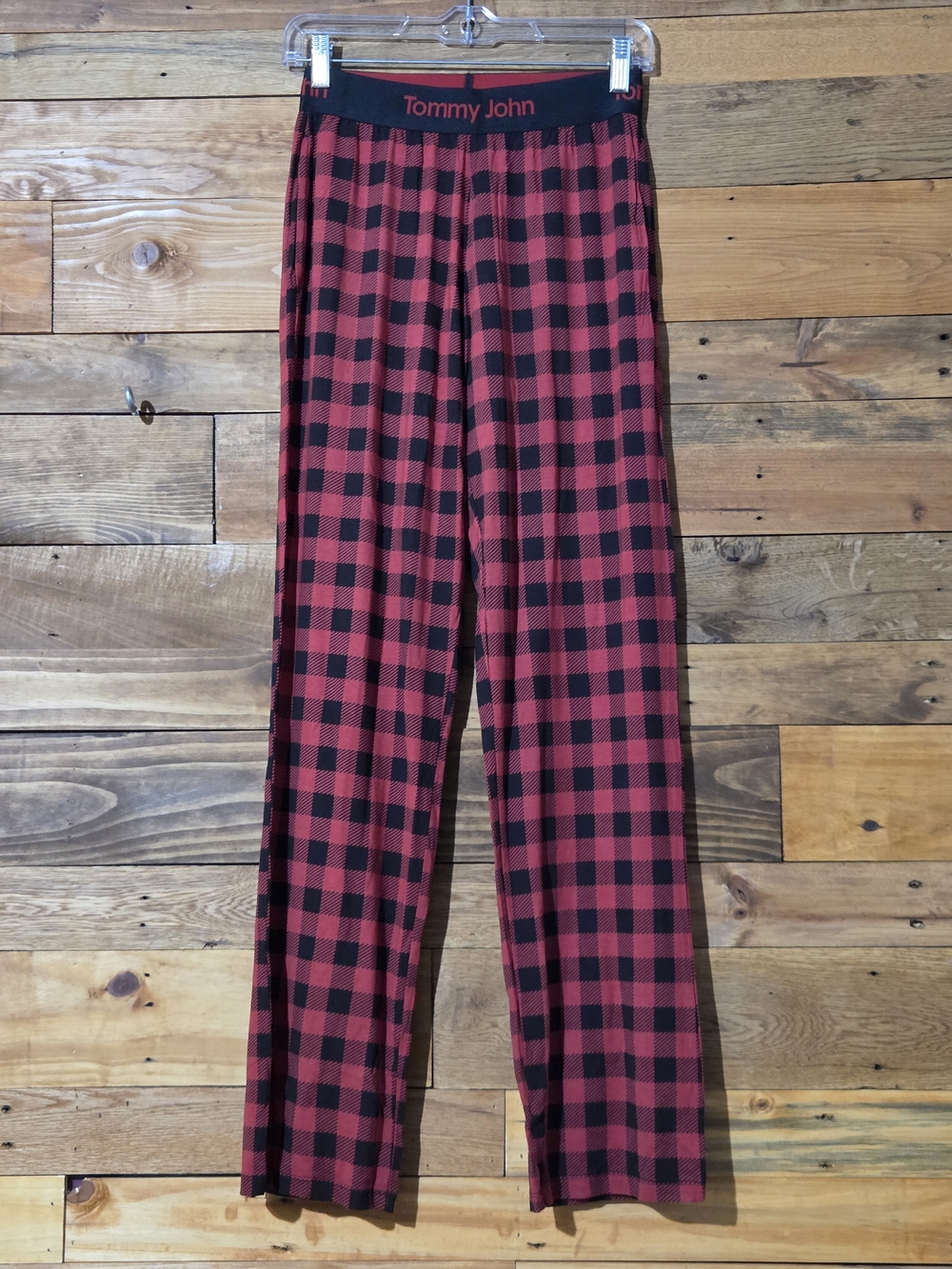 Tommy John Red & Black Buffalo Plaid Lounge Pants